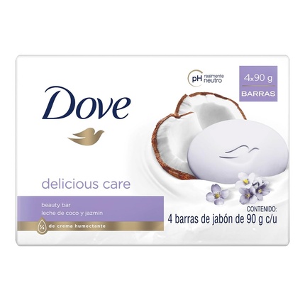 

Мыло Delicious Care 90 г - Упаковка из 4 шт Dove