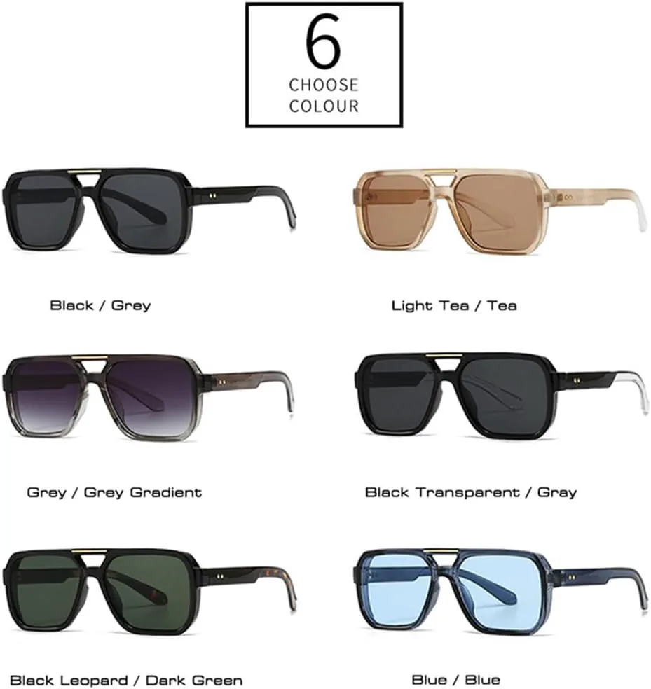 

Солнцезащитные очки UV400 с двойной перемычкой, маленькие, с прозрачными градиентными линзами, металлическая оправа, для мужчин и женщин UYPTK, Grey Grey Gradient