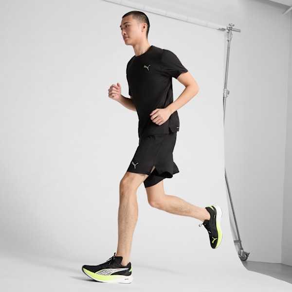 Мужские кроссовки для бега по шоссе с широкими ступнями Deviate Nitro 3 Puma, черный — фото 3