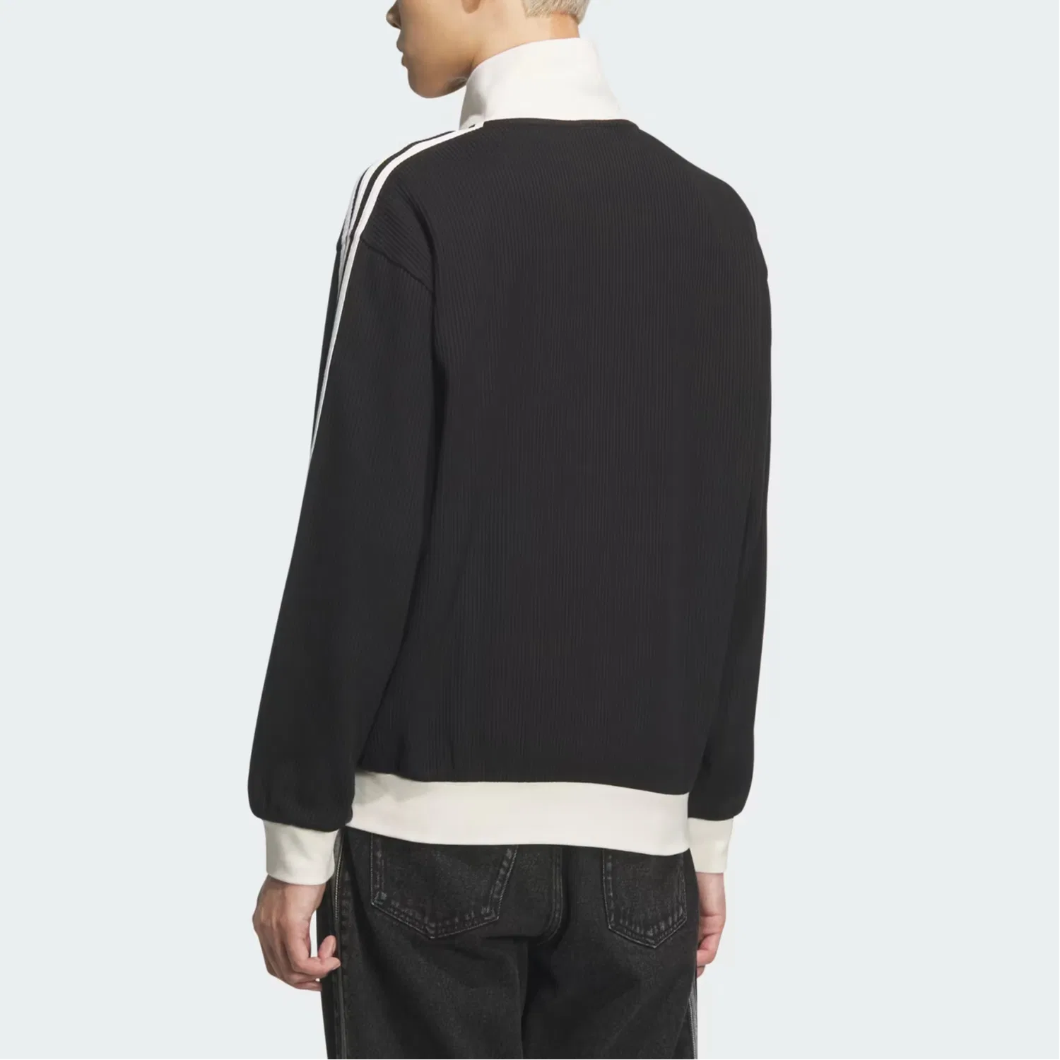 Куртка Waffle Classic Adidas Originals черная — фото 4