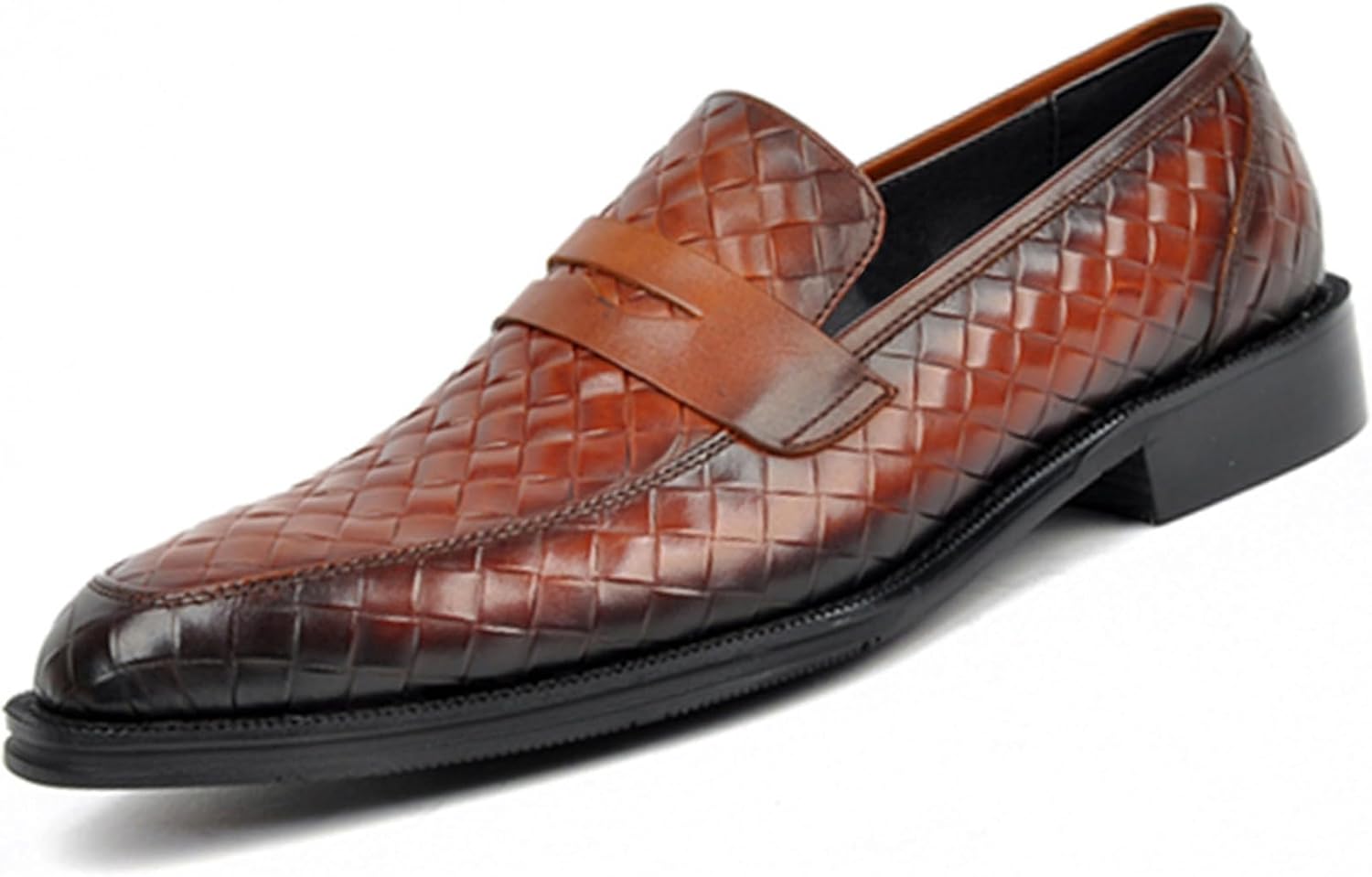 

Мужские туфли ADMLZQQ Oxfords, повседневные ретро-комфортные формальные дерби для деловой одежды, коричневый