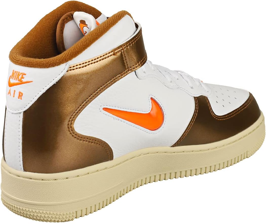 Мужские кроссовки Nike Air Force 1 Mid Qs, белый — фото 2