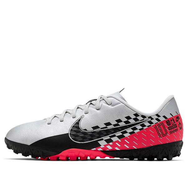 

Кроссовки jr. mercurial vapor 13 academy neymar jr. tf turf 'silver black red' Nike, серебряный