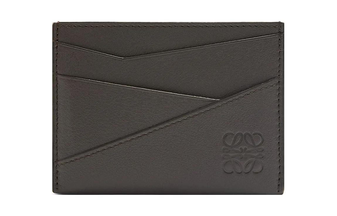 

LOEWE Кожаный картхолдер для мужчин темно-серый