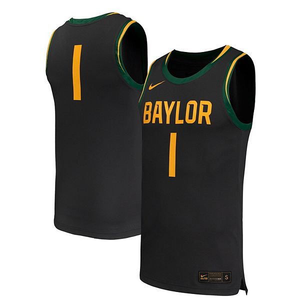 Мужская баскетбольная майка Baylor Bears #1 черная Nike — фото 2