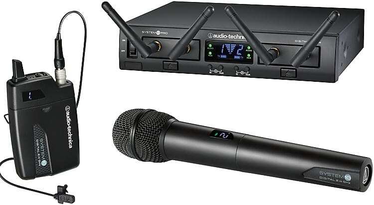 

Микрофон Audio-Technica ATW-1312/L System 10 Pro Dual Handheld/Lavalier Wireless Mic System