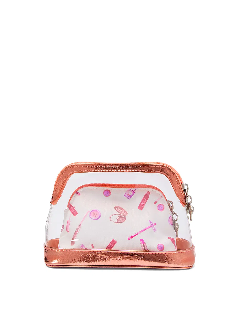 Женский набор косметичек PINK, Makeup Print