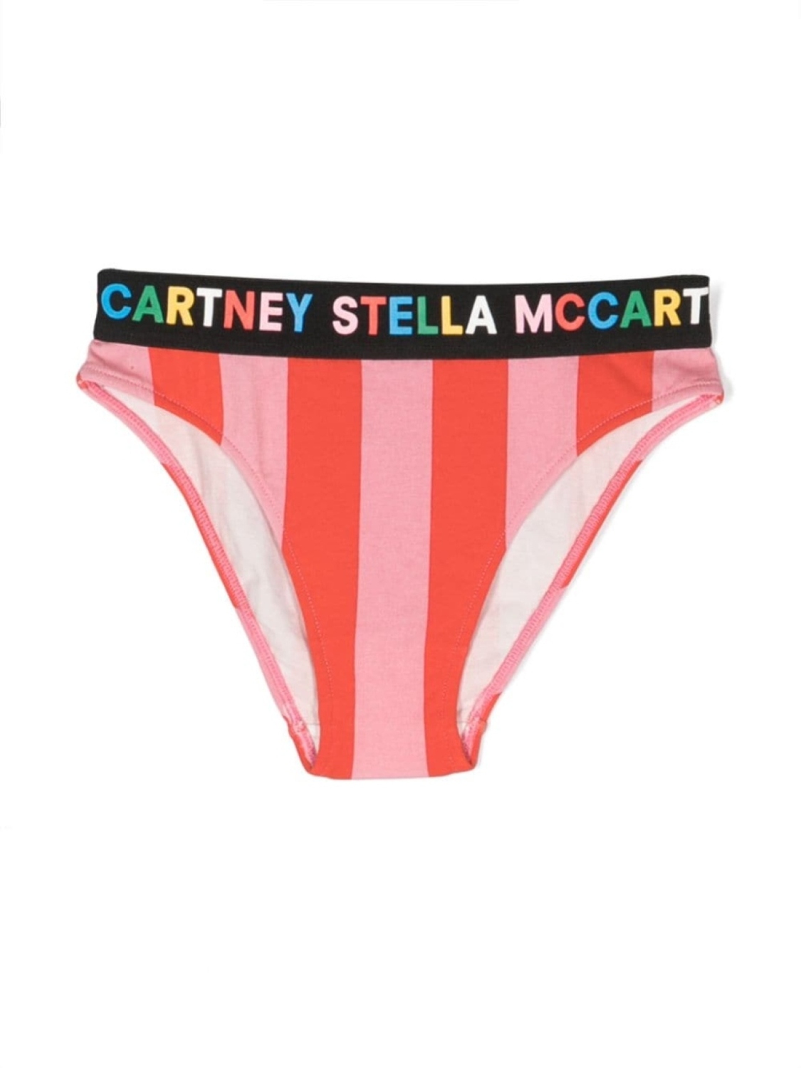 Stella McCartney Kids комплект из двух трусов-брифов с логотипом, розовый — фото 2