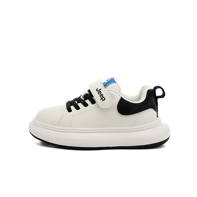 

Slip Resistant Abrasion Resistant Low top Skateboard Shoes Kids' Jeep, айвори белый/obsidian черный