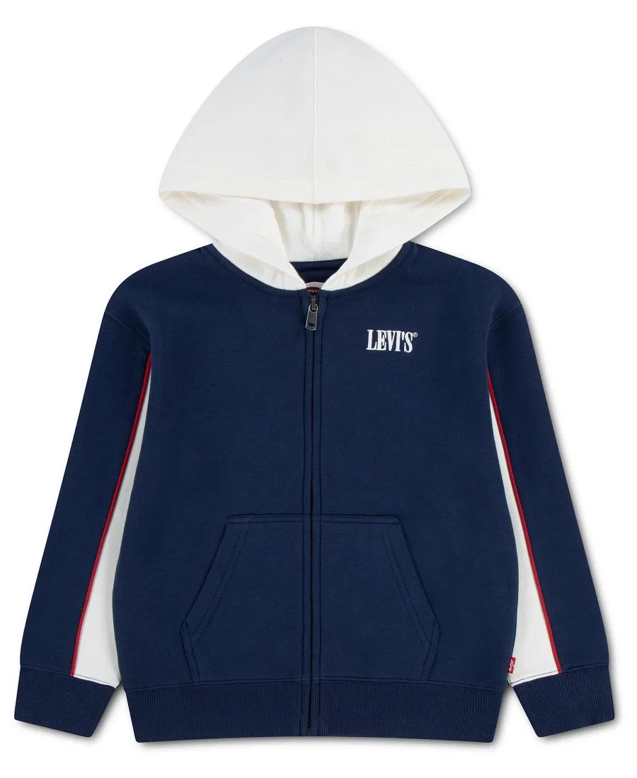 Классическая толстовка на молнии для мальчиков 8-20 лет Levi'S, темно-синий