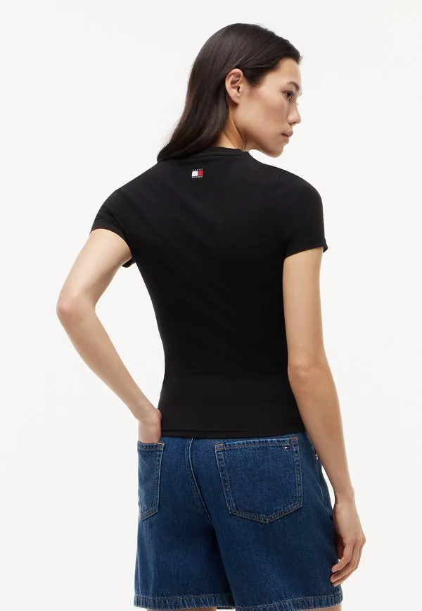 Детская футболка с принтом логотипа команды cadillac formula 1. Tommy Hilfiger, Black — фото 3
