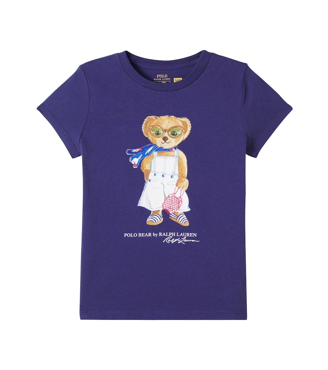 

Хлопковая футболка из джерси Polo Ralph Lauren Kids, Boathouse Navy