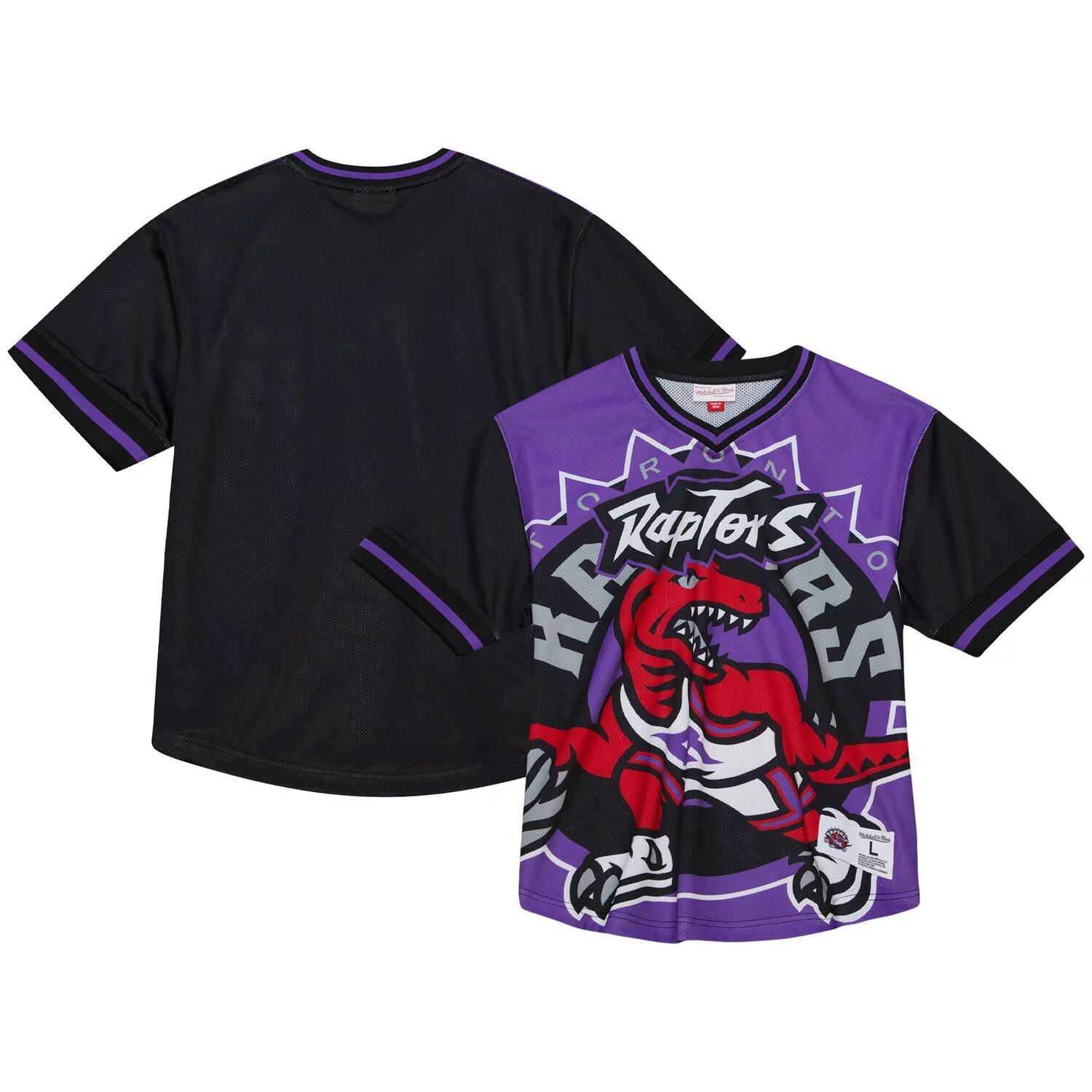 

Мужская фиолетовая футболка Mitchell & Ness Toronto Raptors Jumbotron 3.0 с v-образным вырезом, Фиолетовый, Мужская фиолетовая футболка Mitchell & Ness Toronto Raptors Jumbotron 3.0 с v-образным вырезом