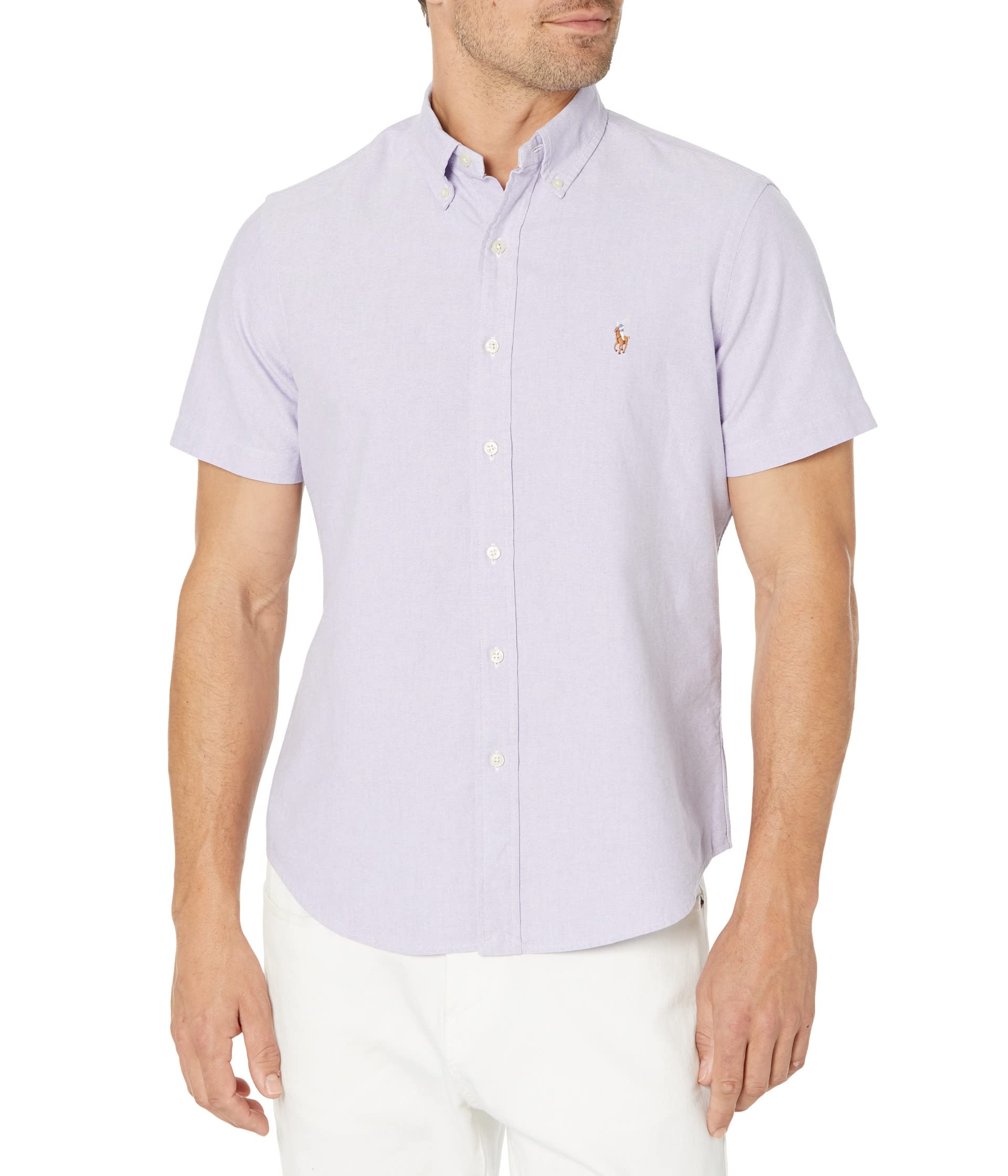 

Поло Polo Ralph Lauren Classic Fit Oxford Shirt, фиолетовый