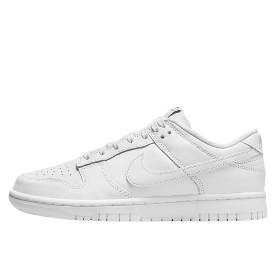 NIKE Кроссовки Dunk Low Triple White (2021)