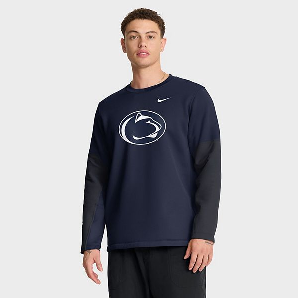 

Мужская синяя футболка с длинным рукавом Penn State Nittany Lions 2025 Sideline Coach Performance Nike