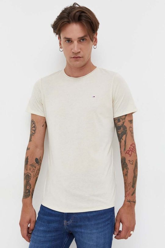 

Футболка Tommy Jeans, бежевый