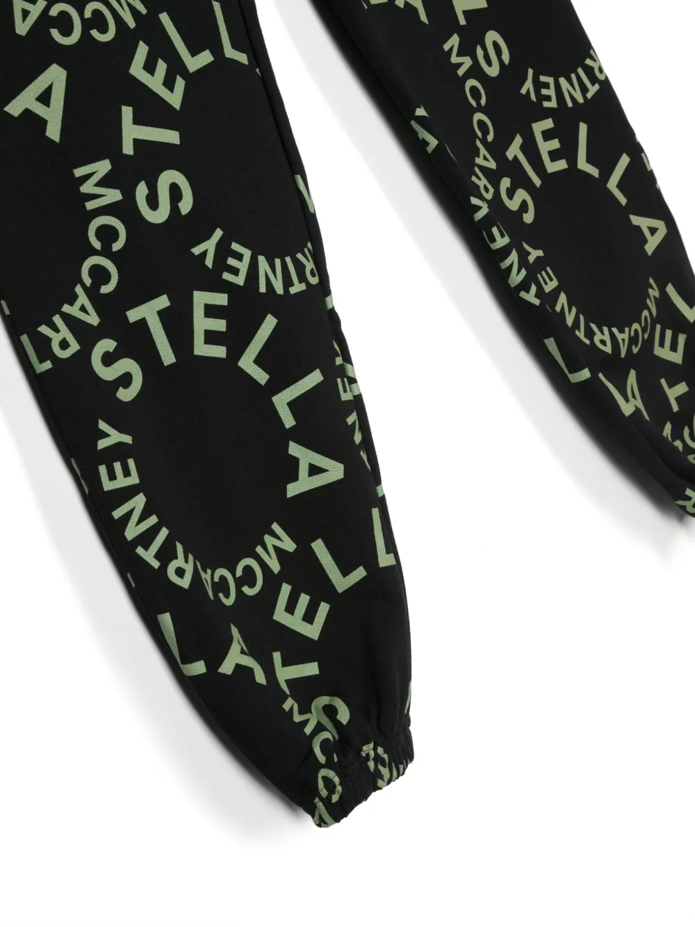 Спортивные брюки с логотипом Stella McCartney Kids, черный — фото 3