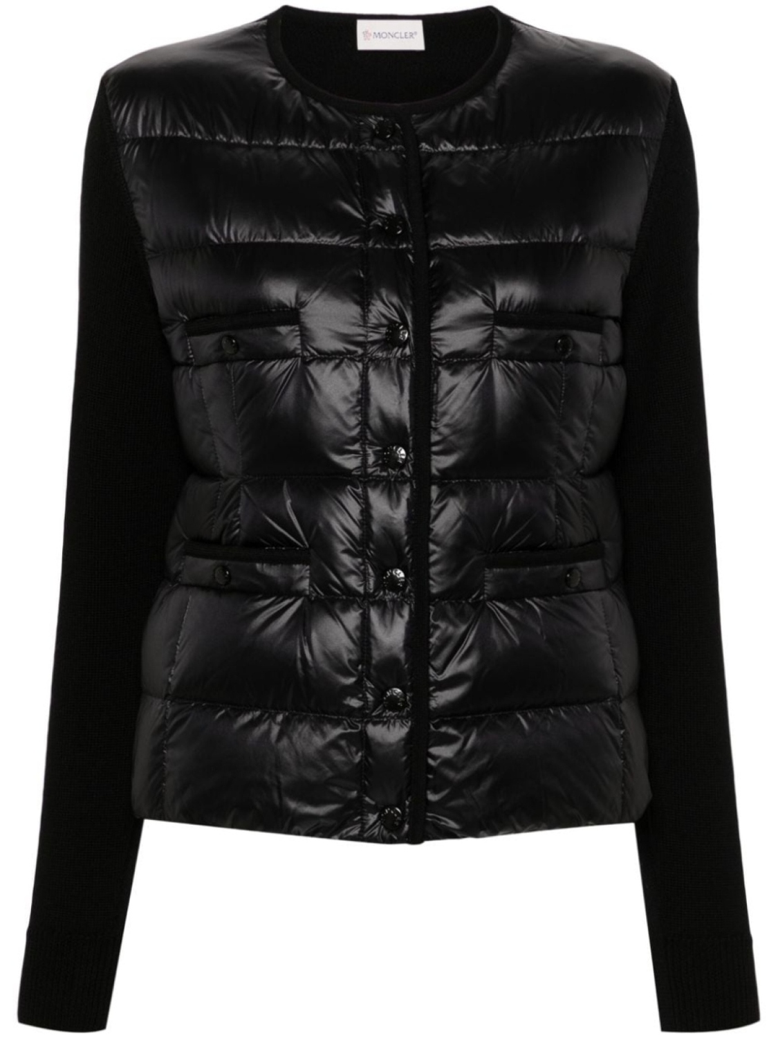 

Moncler куртка со вставками, черный