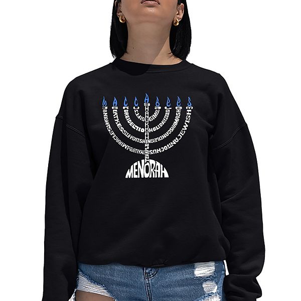 

Толстовка Menorah с принтом La Pop Art, Black