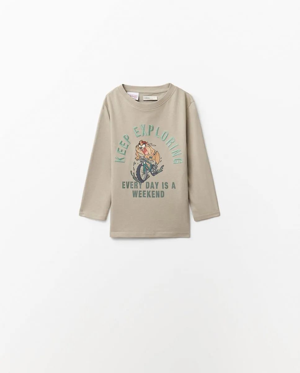 

Футболка с лицензией на Тасманию Sfera, светло-зеленый