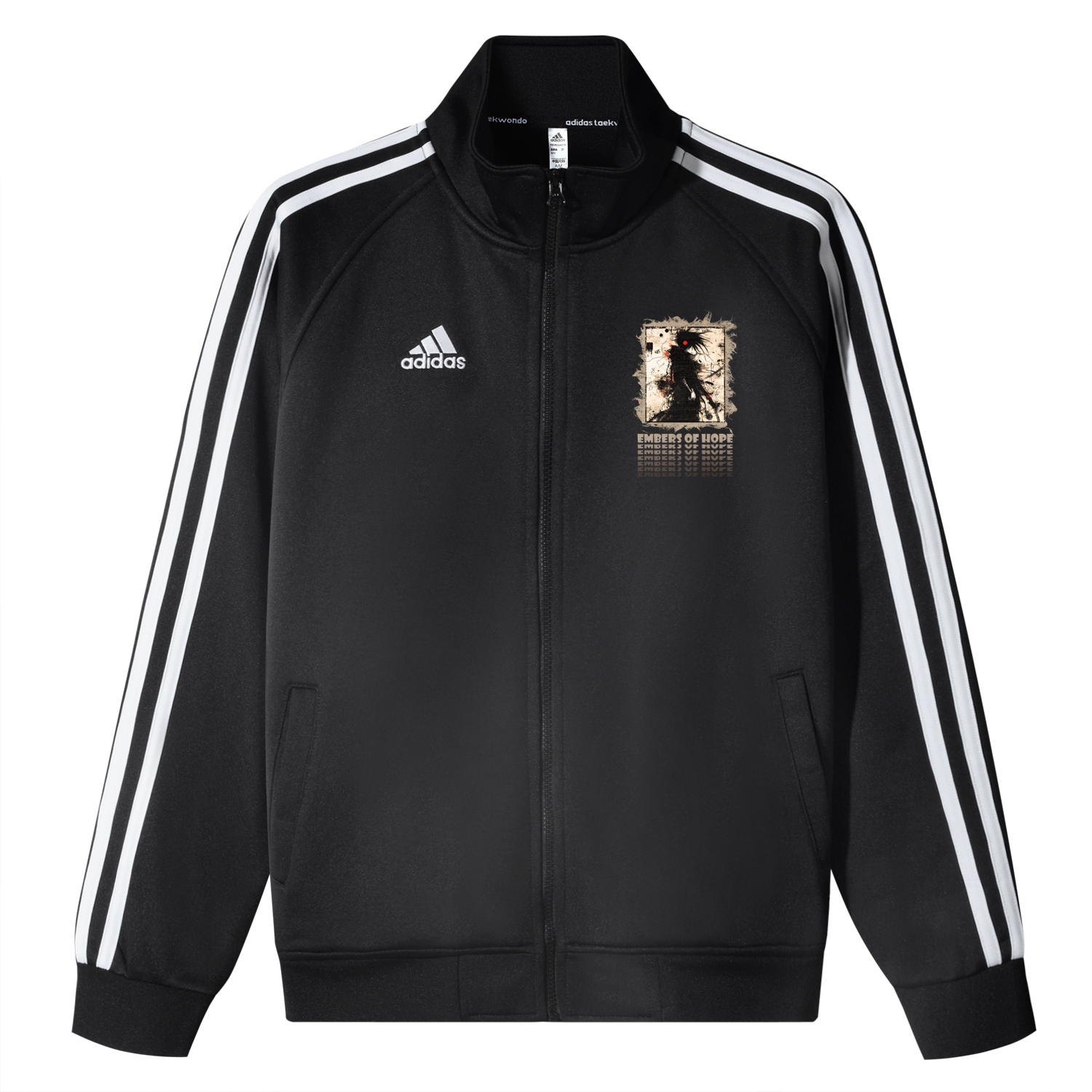 

Adidas Унисекс куртка 3-Stripes черная, Black
