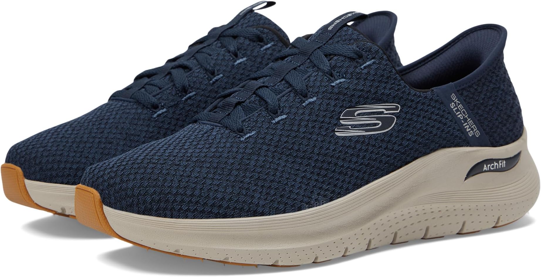 

Кроссовки SKECHERS Arch Fit 2.0 Look Ahead Hands Free Slip-In, темно-синий