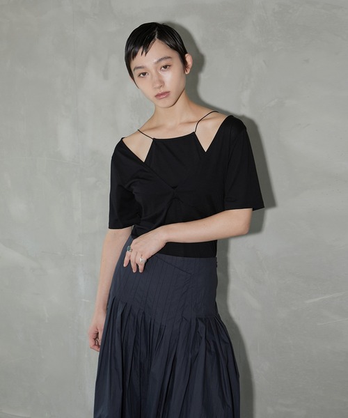 

Футболка многослойная LE CIEL BLEU, черный