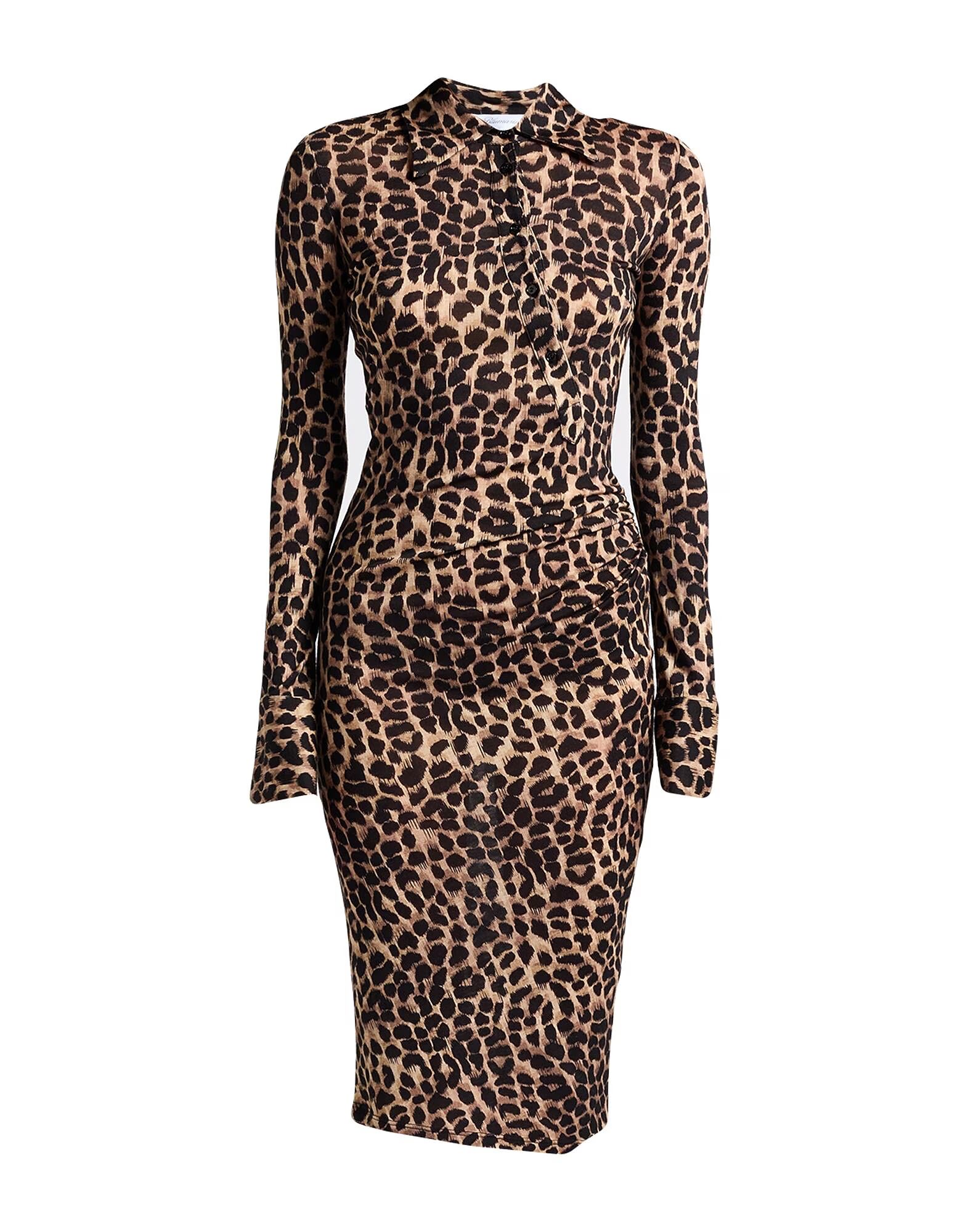 

Платье миди Blumarine, песочный