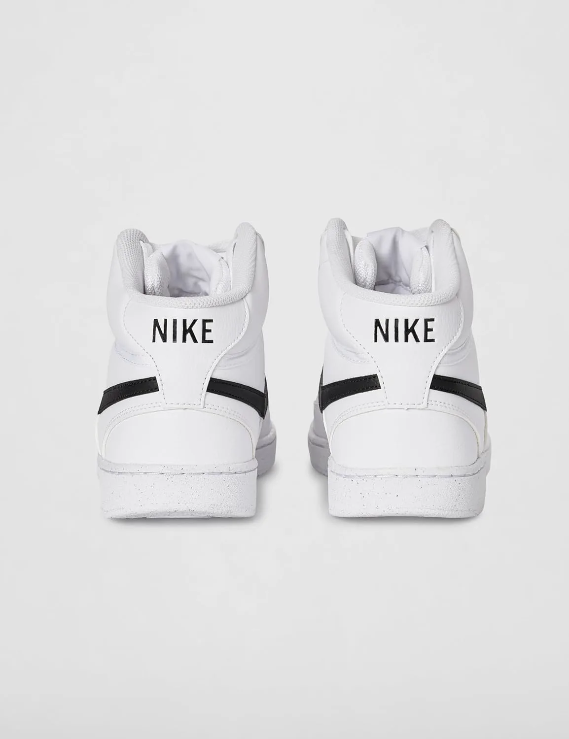 Мужские кроссовки Nike Court Vision Mid Next Nature, белый/черный — фото 3