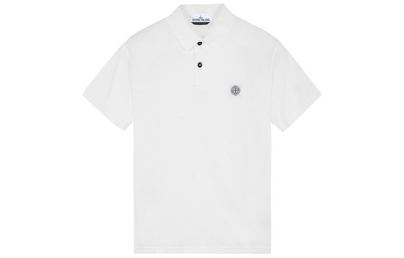 

Рубашка поло мужская белая Stone Island, белый