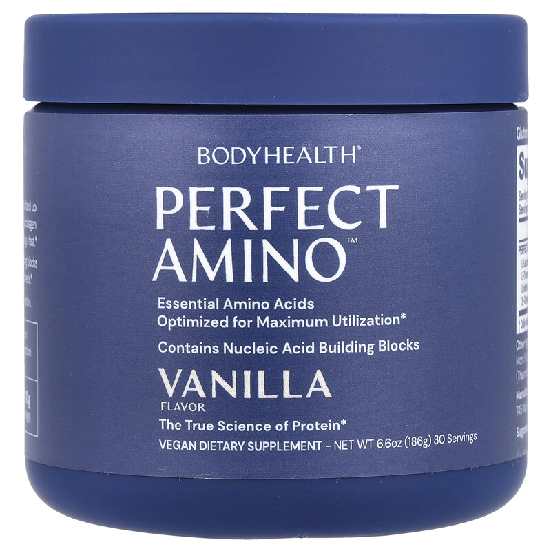 

BodyHealth, Perfect Amino , ваниль, 186 г (6,6 унции)