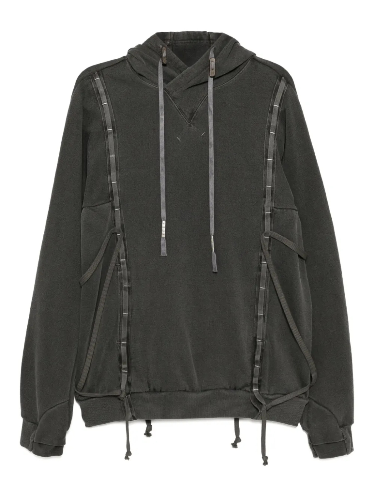 

Толстовка с капюшоном из хлопка Boris Bidjan Saberi, серый