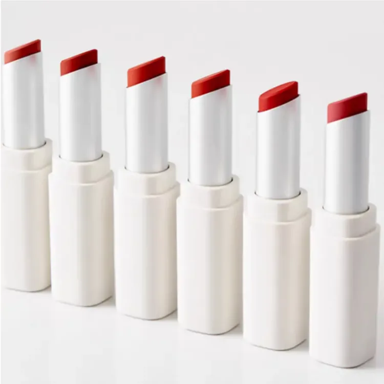 MUJI Матовый финиш помада Soft Matte 3g, #201 Cinnamon Nude Pink — фото 2