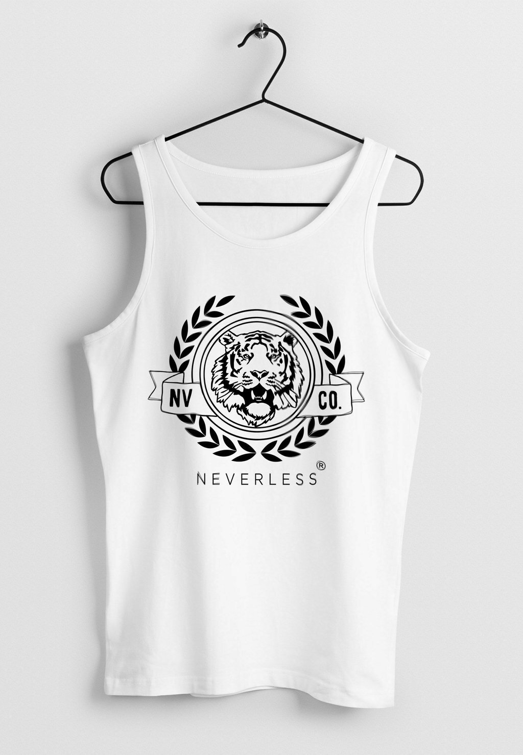 

Топ TANK- SCHRIFTZUG OLDSCHOOL TIGER BEDRUCK MUSKELS Neverless, кремовый