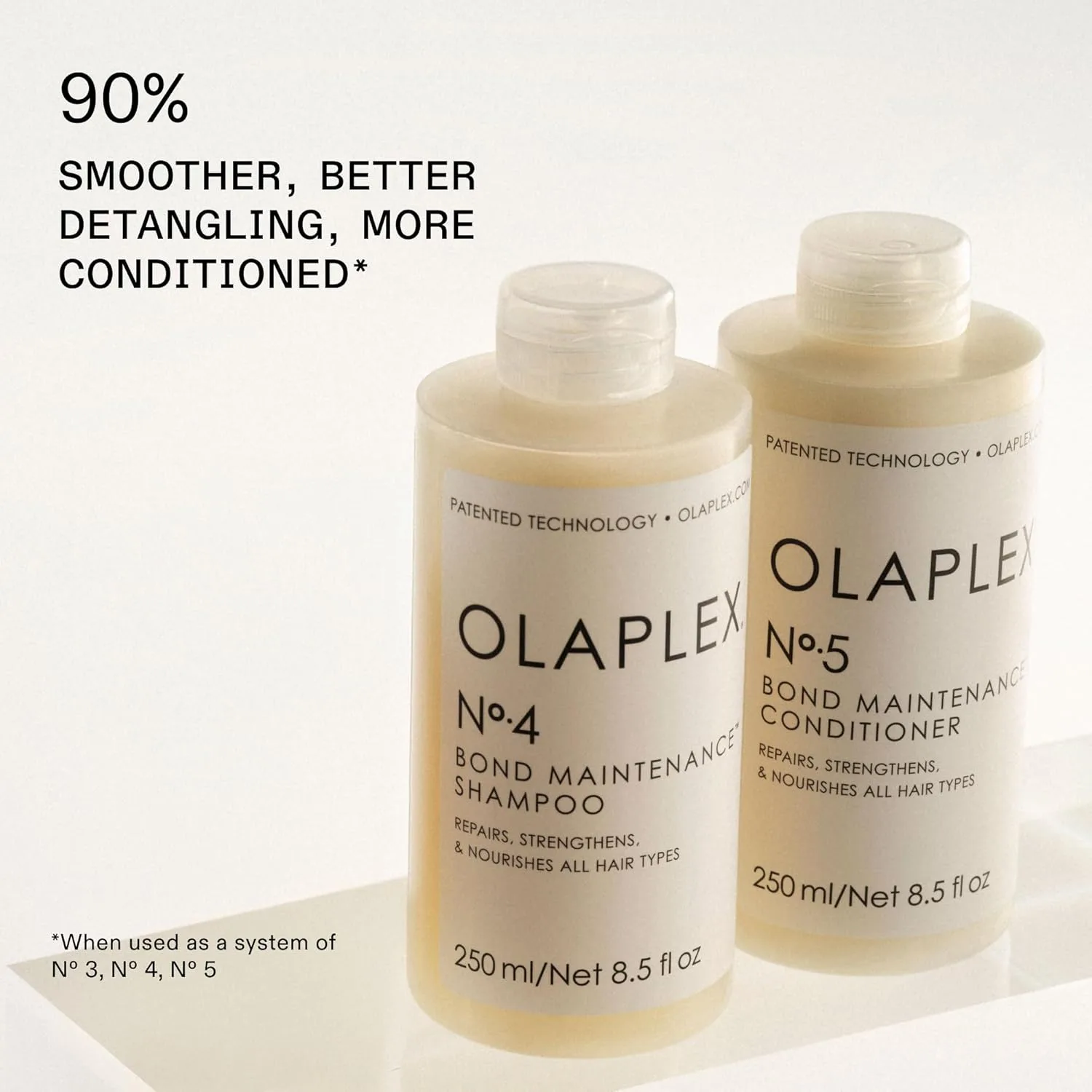 Olaplex Healthy Hair Discovery Travel Friendly Set: очищение, увлажнение, уход и укладка для волос, уменьшение ломкости, блеск и мягкость для кудрявых, вьющихся, прямых и волнистых — фото 3