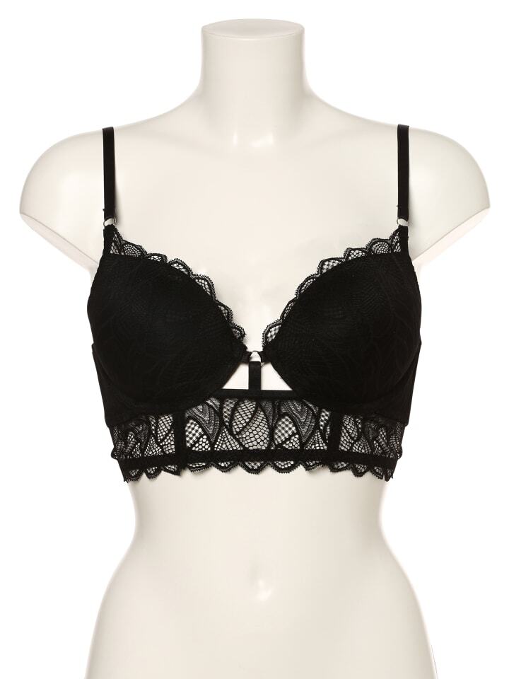 

Бюстгальтер пуш-ап LASCANA, черный