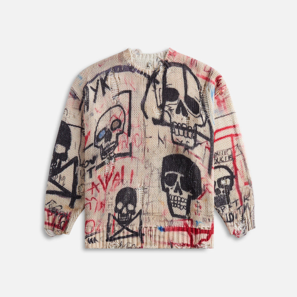 

Толстовка R13 Printed Oversized Sweater, цвет Skull Graffiti Print