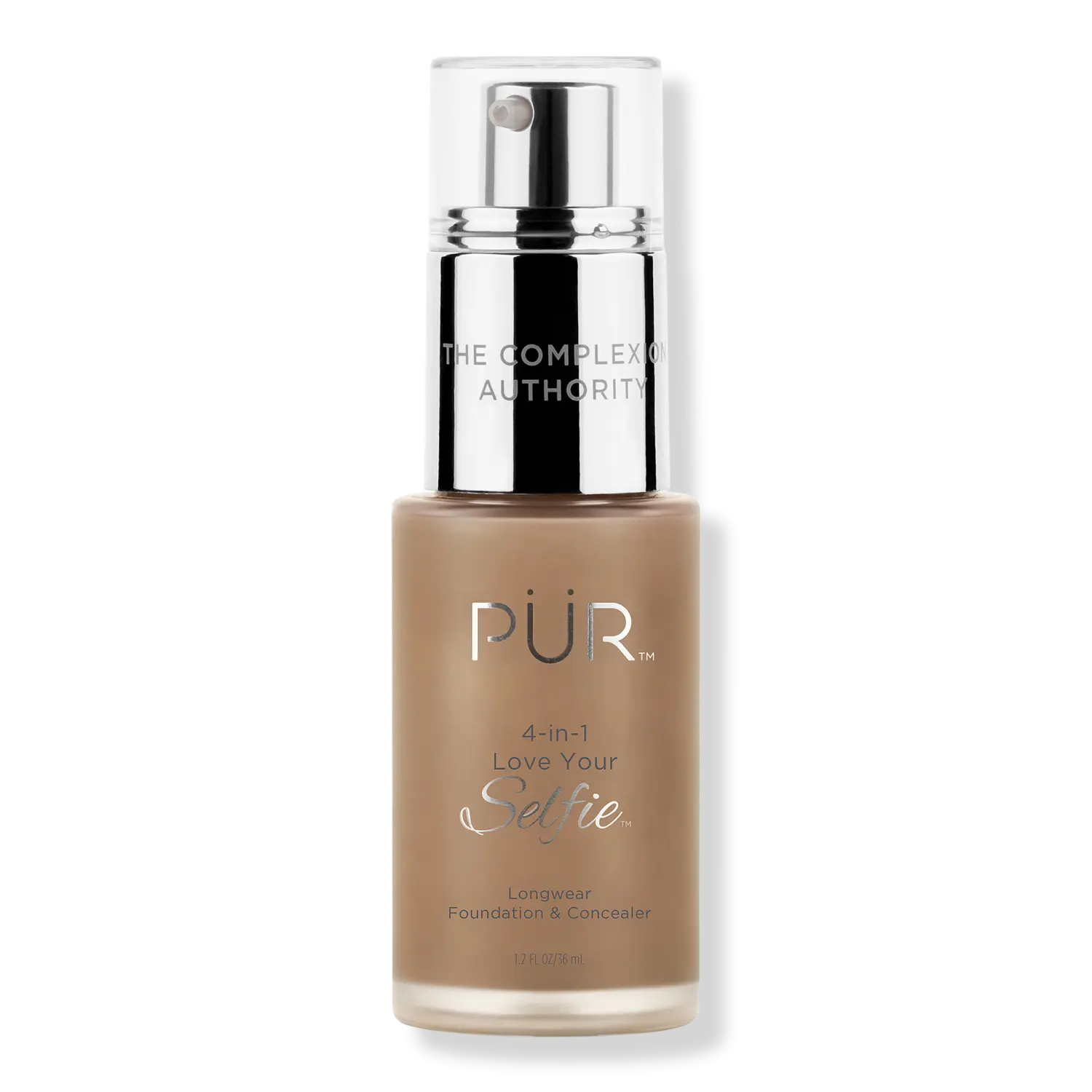 

Тональный крем и консилер 4-в-1 Love Your Selfie Longwear Foundation & Concealer PÜR, DN2 Walnut (dark with neutral undertones)