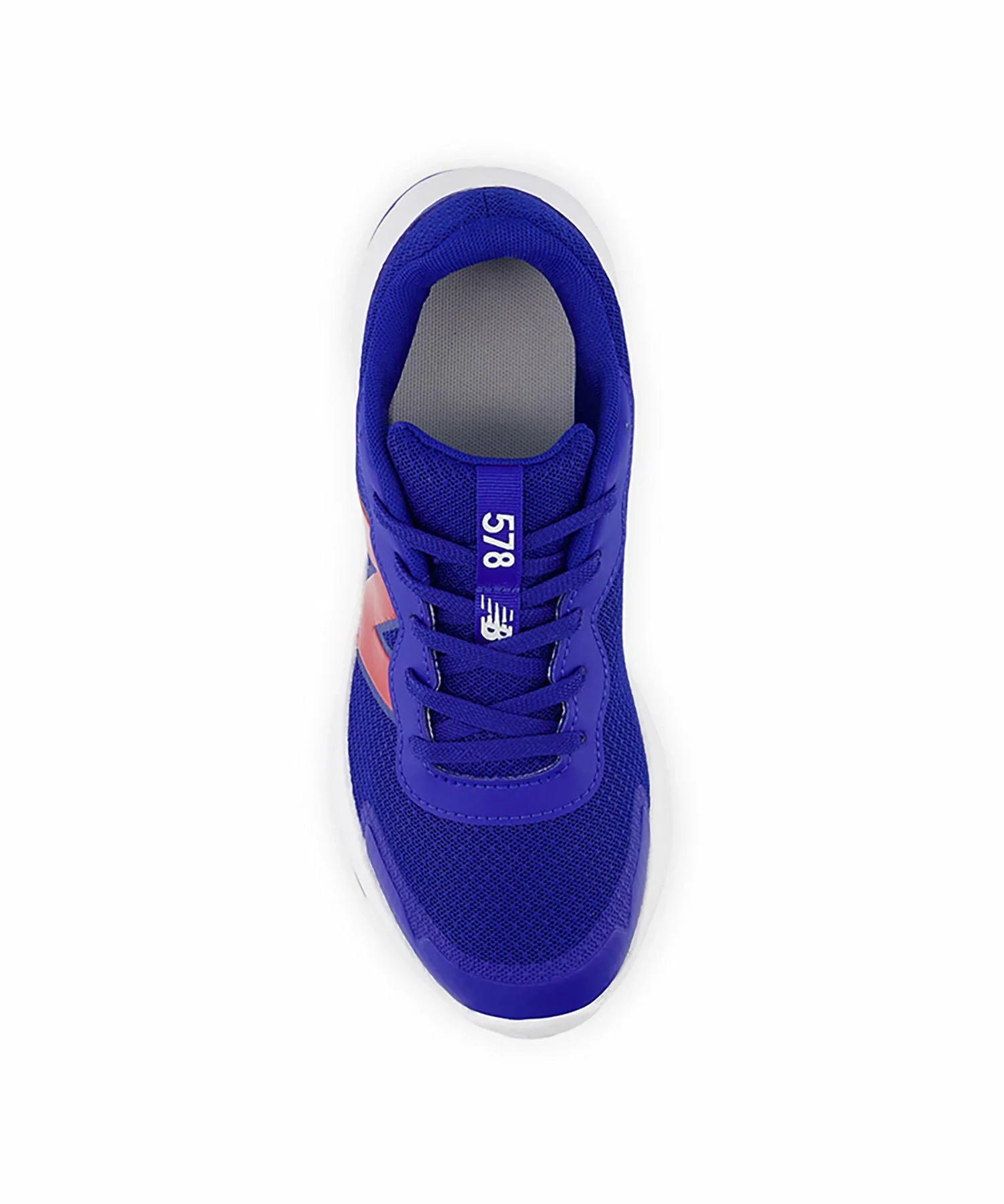 NB GK578TA W Детские кроссовки на шнуровке New Balance, Blue/Red — фото 4