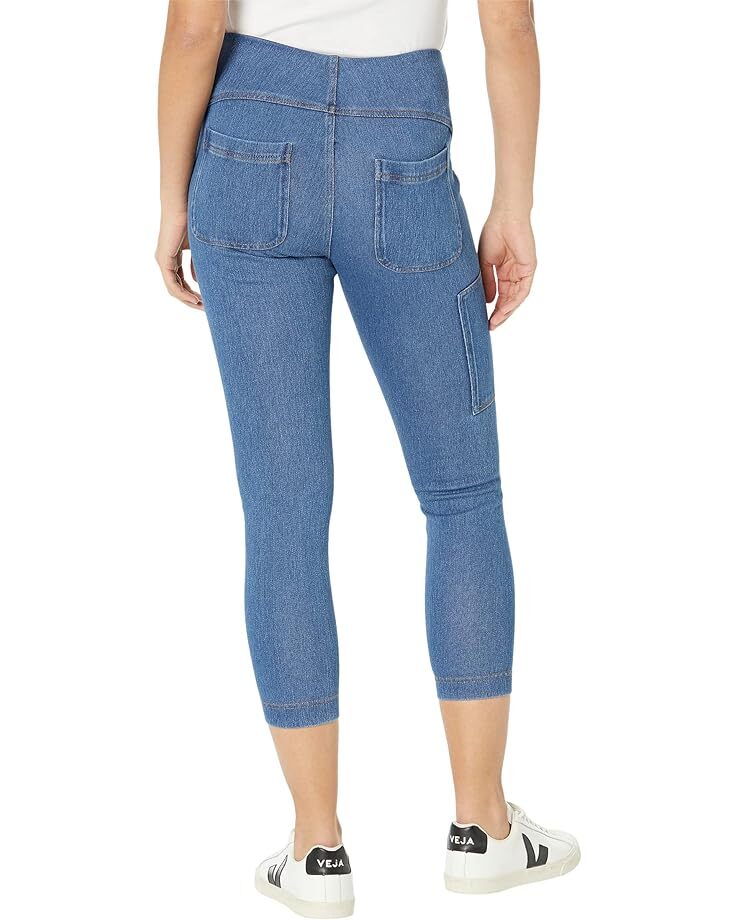 

Джинсы Lysse Weekend Knit Denim Crop with Pockets, цвет Mid Wash