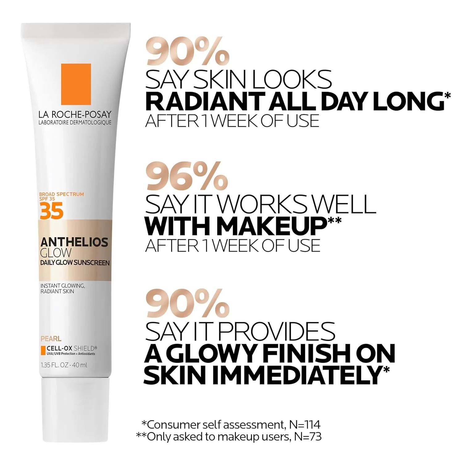 La roche-posay anthelios тонированный солнцезащитный крем для лица с spf 35, широкий спектр защиты, для всех типов кожи, 24-часовая гидратация, легкая текстура, Light — фото 4