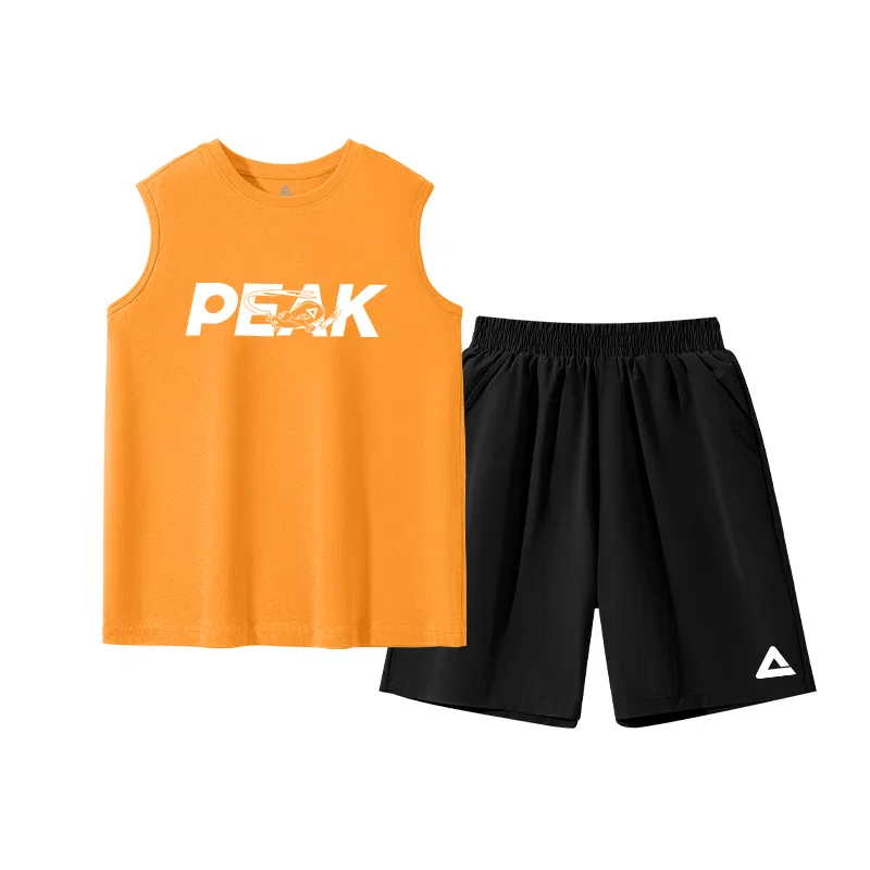Детский спортивный костюм PEAK Хип-хоп стиль Серый — фото 3
