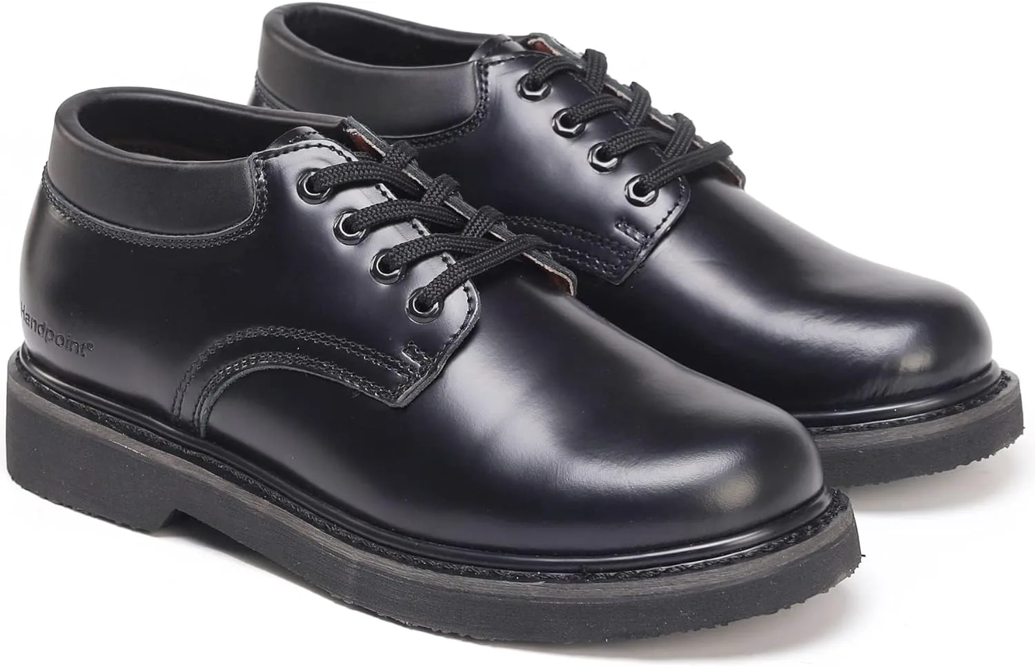 

Мужские рабочие туфли HANDROCK Oxford черные, прочные, с противоскользящей подошвой, модные, дышащие, EH, модель 82102, черный