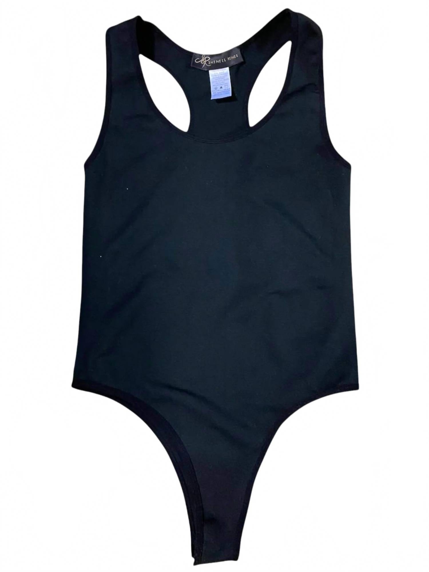 

Базовый боди-майка Don't Race Me в черном цвете JBLA