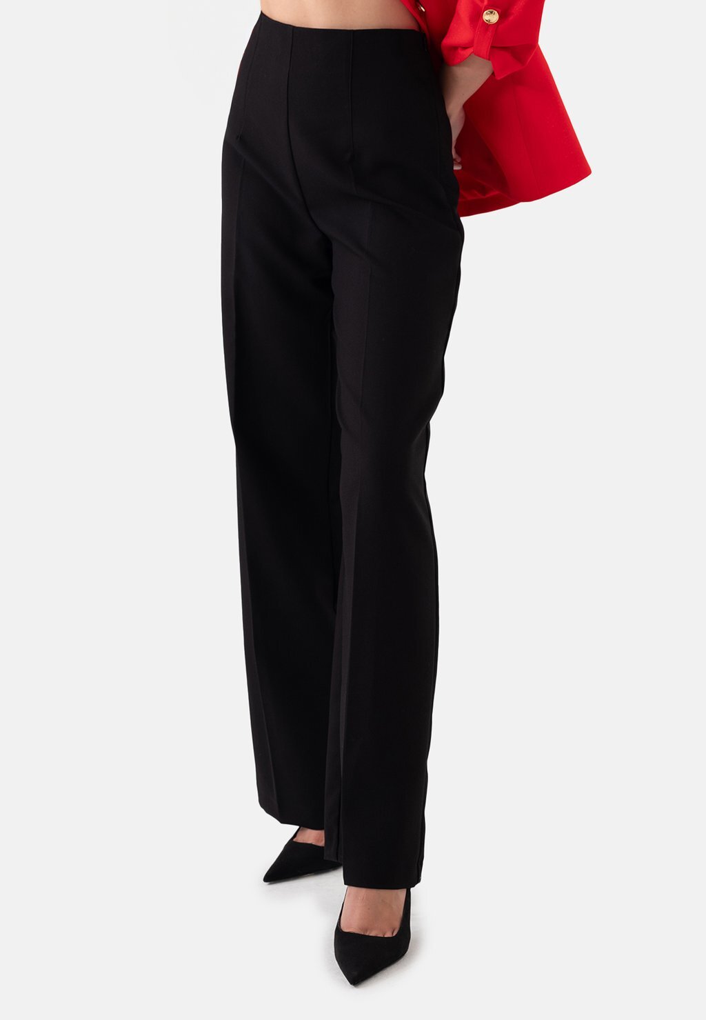 

Брюки HIGH WAIST WIDE LEG Just Like You, цвет black