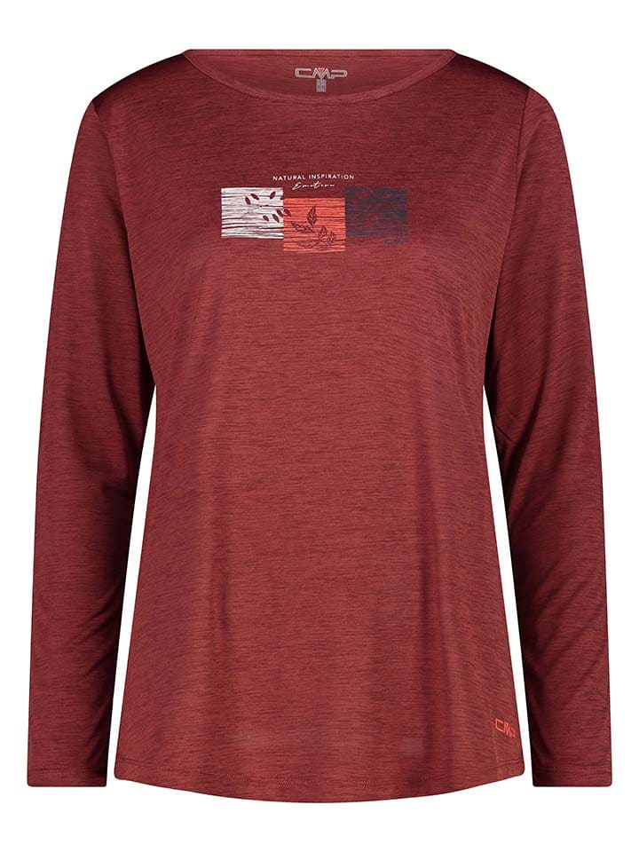 

Лонгслив CMP Funktionslongsleeve, красный