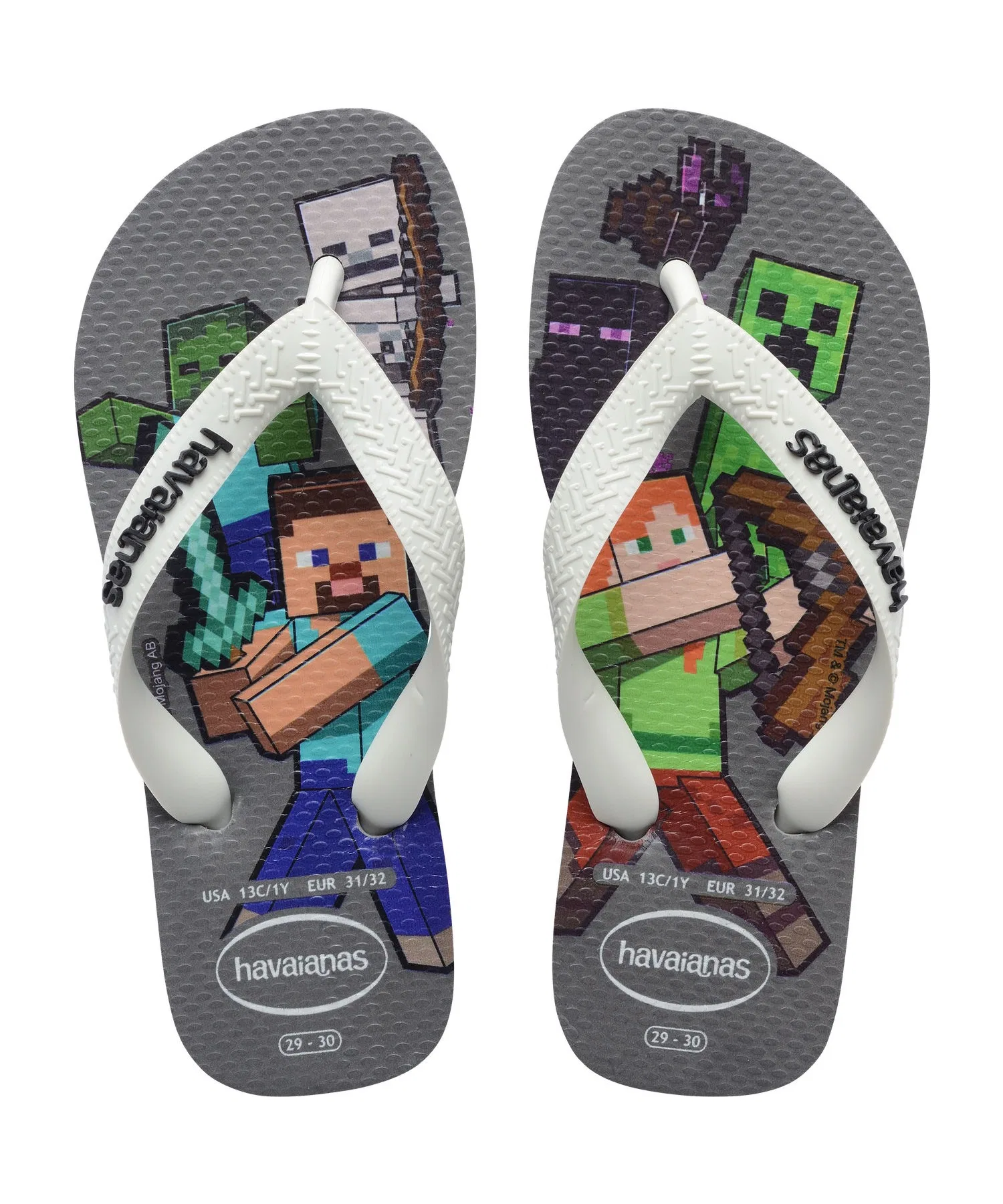 Детские сандалии Havaianas KIDS MINECRAFT — фото 2