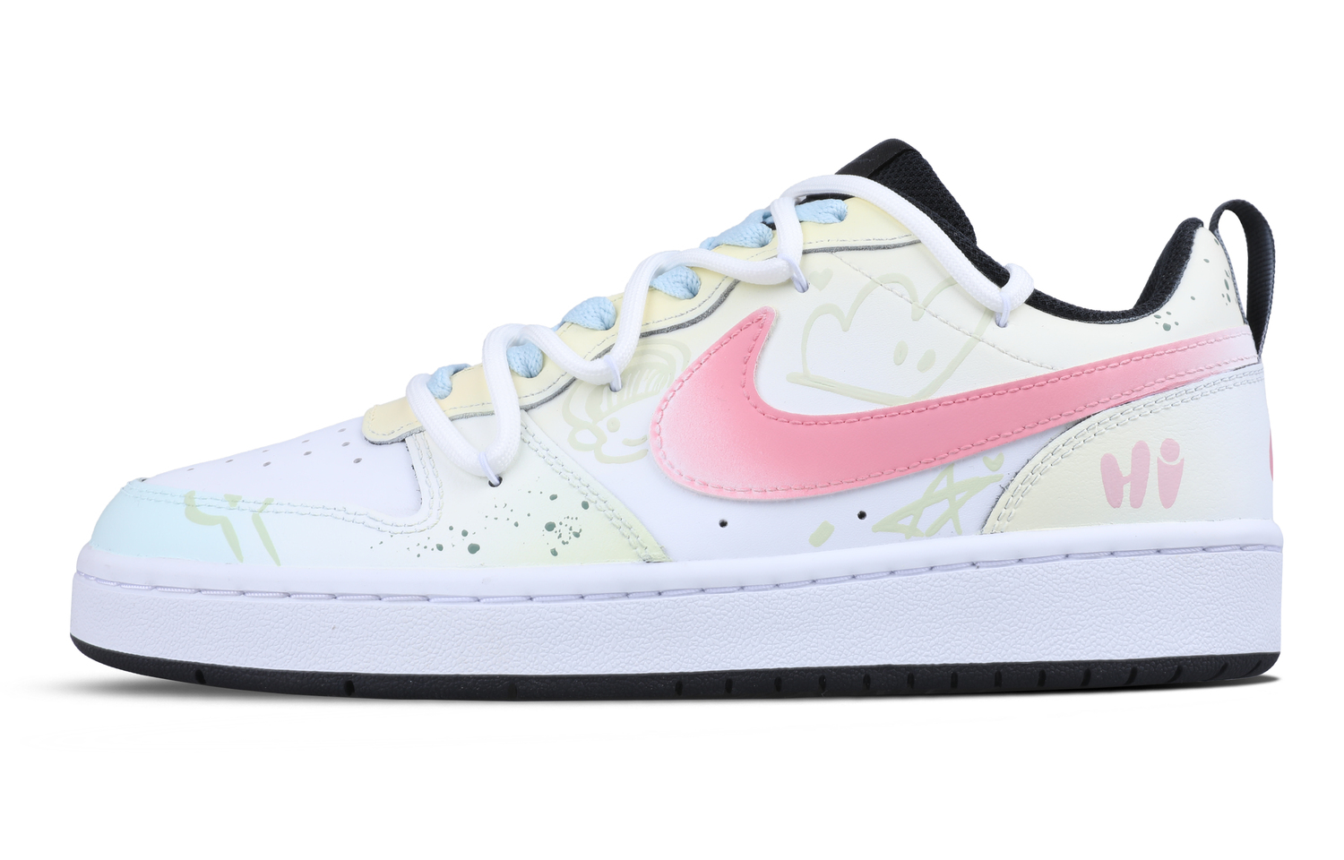 

Кроссовки Nike Court Borough Skateboard Shoes Women's Low-Top Pink, Розовый, Кроссовки Nike Court Borough Skateboard Shoes Women's Low-Top Pink