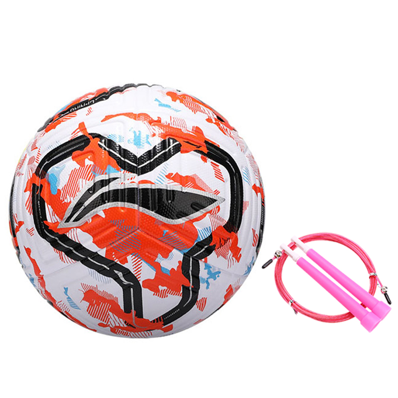 

LINING Размер 5 футбольный мяч TPU бесшовный термосклеивание Unisex белый оранжевый синий